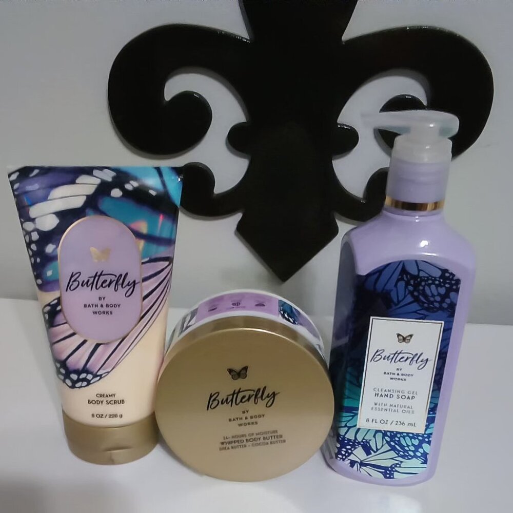 Bath and Body works BUTTERFLY GIFT SET